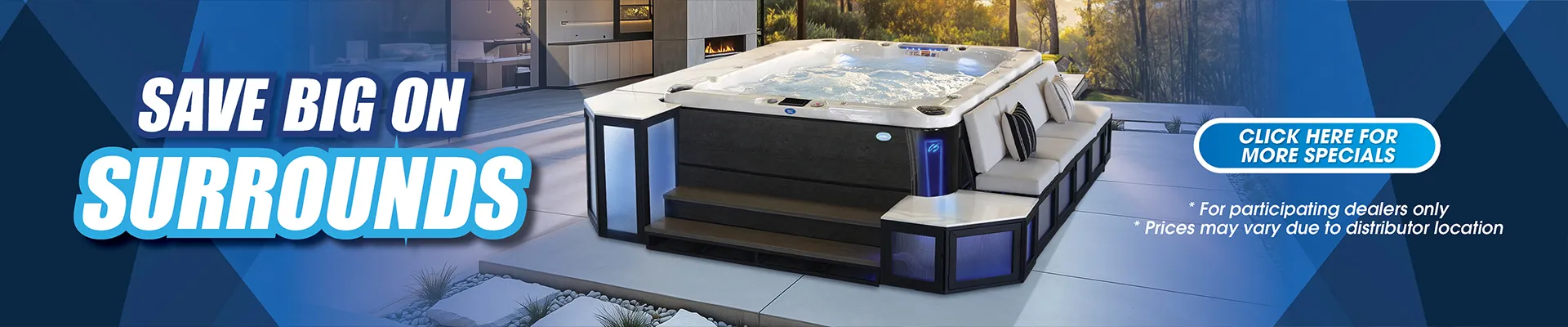Calspas hot tub being used in a family setting - Quincy
