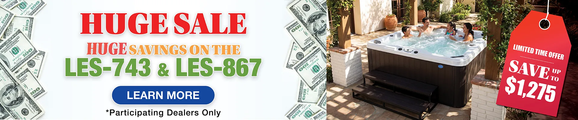 Calspas hot tub being used in a family setting - Quincy